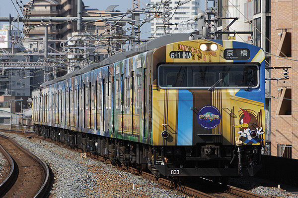 103系 USJラッピング編成 JRゆめ咲・大阪環状線