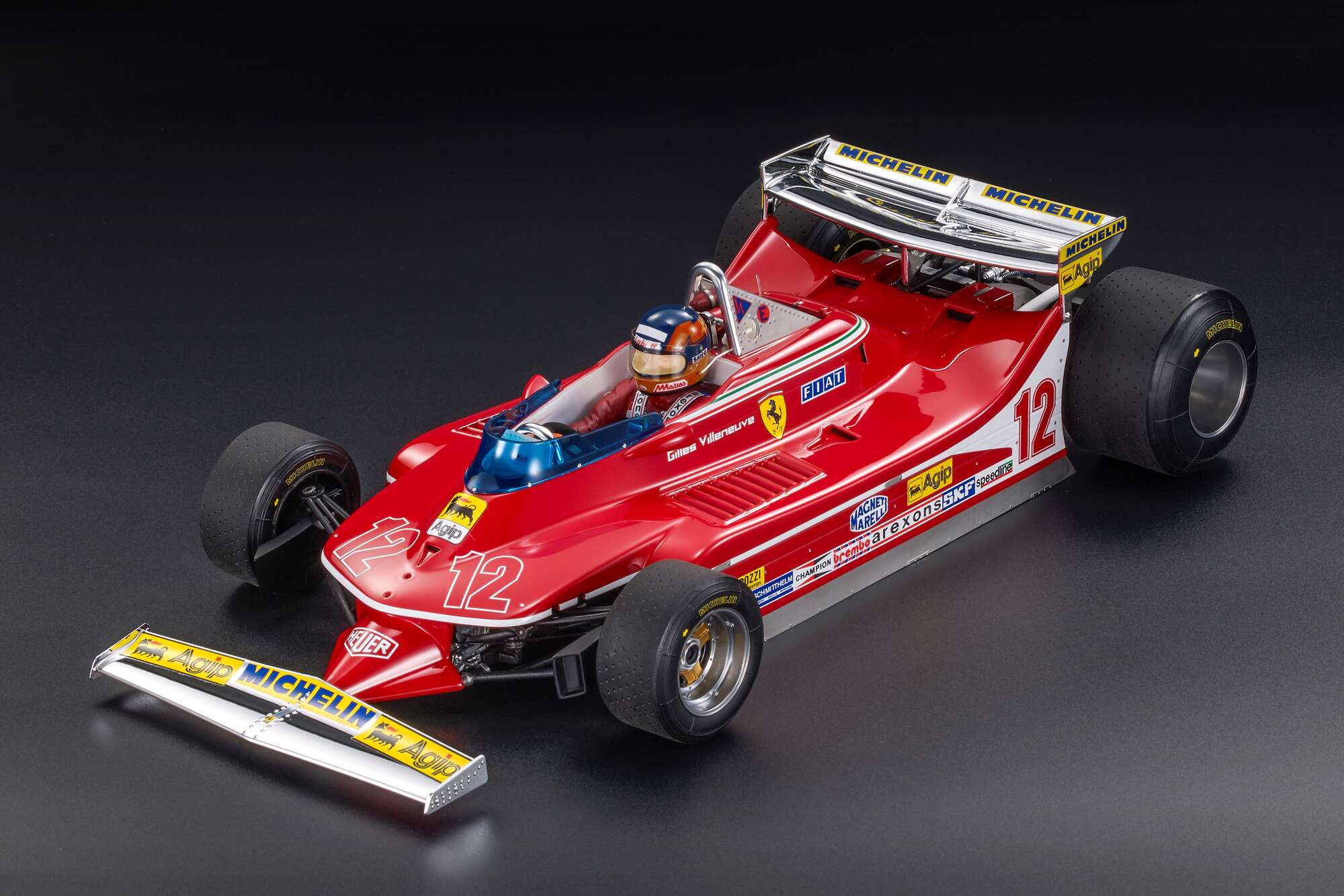 Ferrari - 312T4 n°12 (1979) 1:12 - Gilles Villeneuve - Monaco GP