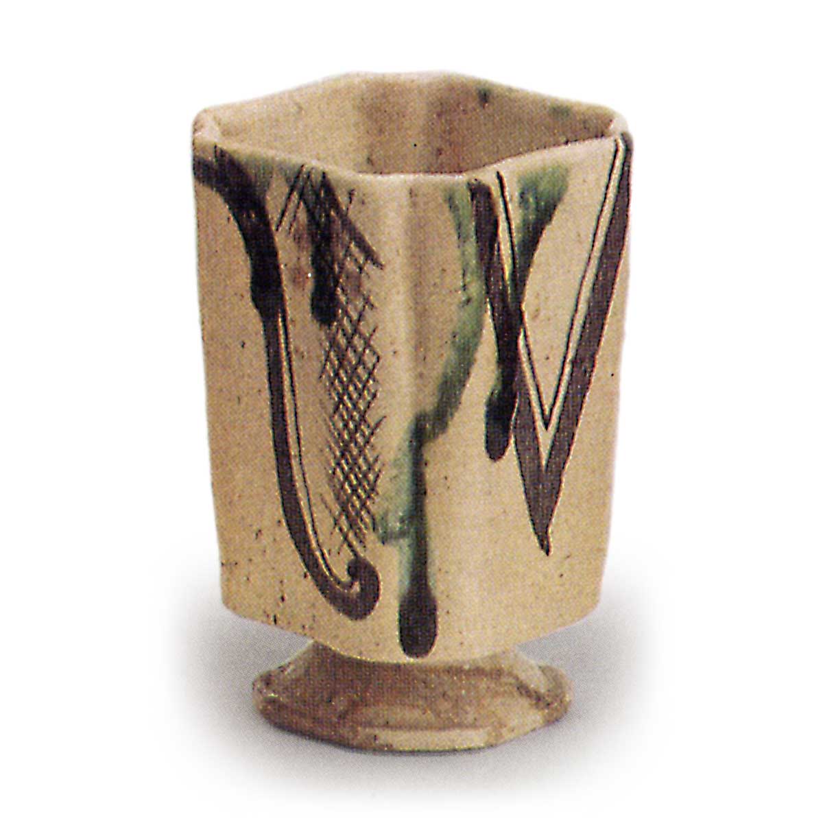 織部 高脚 四方 向付 | 鶴田 純久の章 お話