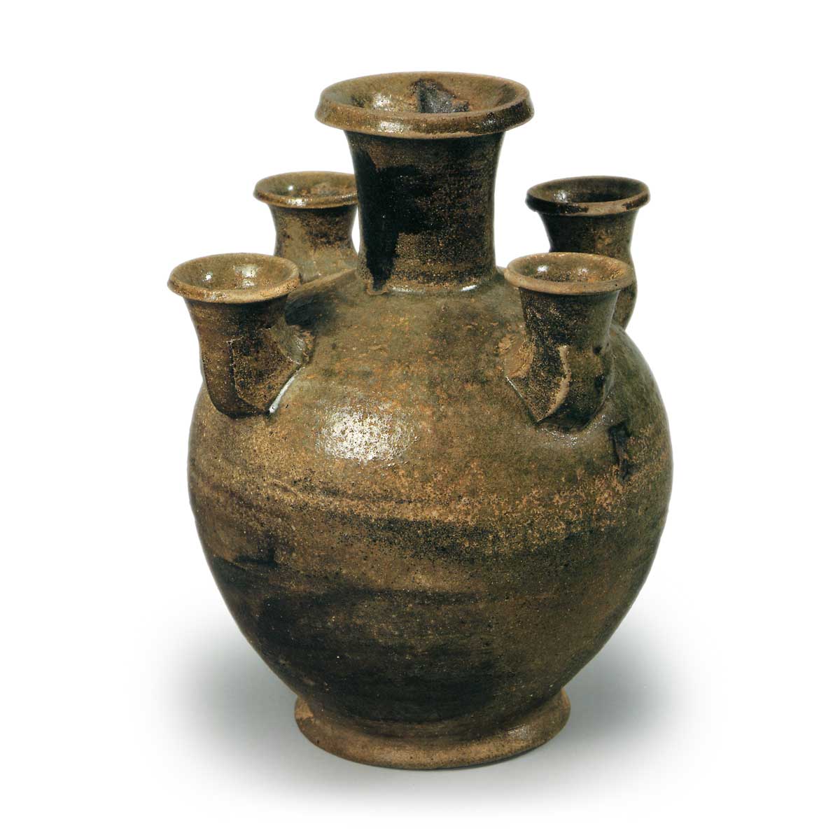 灰釉 多口瓶 | 鶴田 純久の章 お話