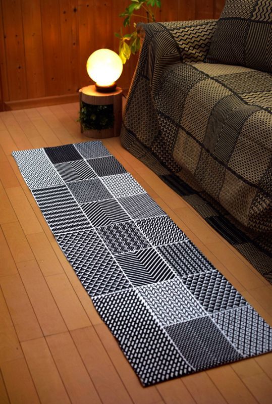 アフリカンモチーフ ロングキッチンマット 50×180cm インテリア雑貨