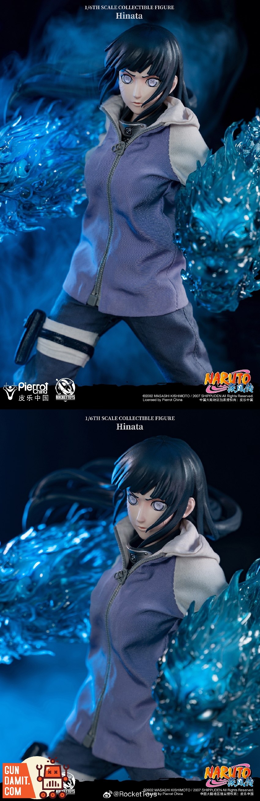 Rocket Toys 1/6 Official Licensed Naruto Hyuga Hinata - GunDamit Store