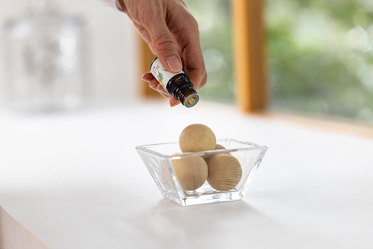 青森ひばのアロマボール – 梅沢木材工芸社