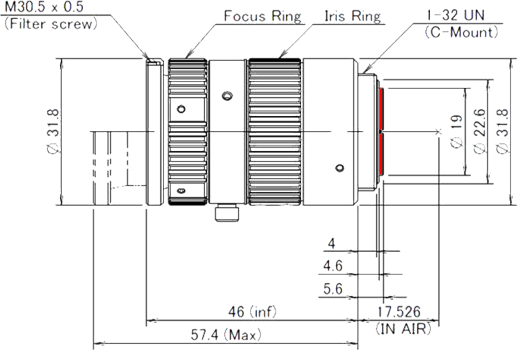 M5028-MPX-CBC(computar)16メガピクセルCマウントレンズ