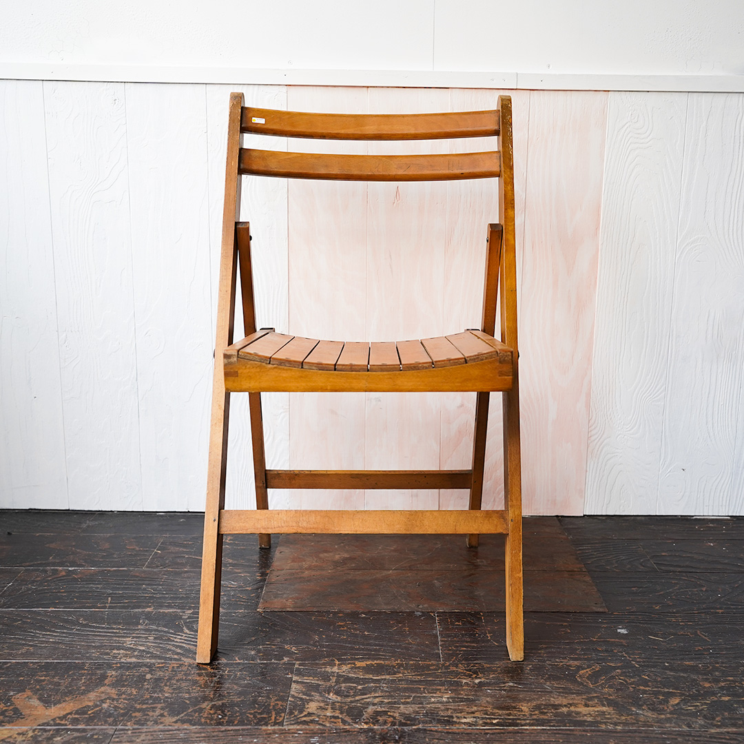 アンティーク フォールディングチェア(折り畳み椅子) 在庫4脚あり（Y