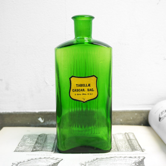 アンティーク ガラス薬ビン（ubn1011） - アンティーク家具・雑貨専門