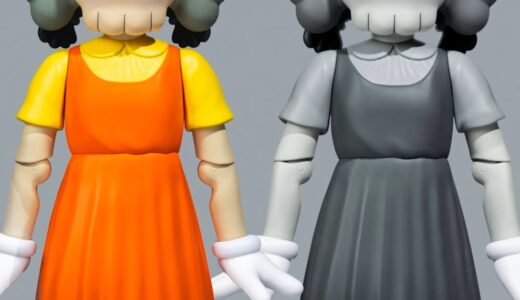 KAWS x イカゲーム（Squid Game）“YOUNG-HEE” ヨンヒ人形フィギュアが