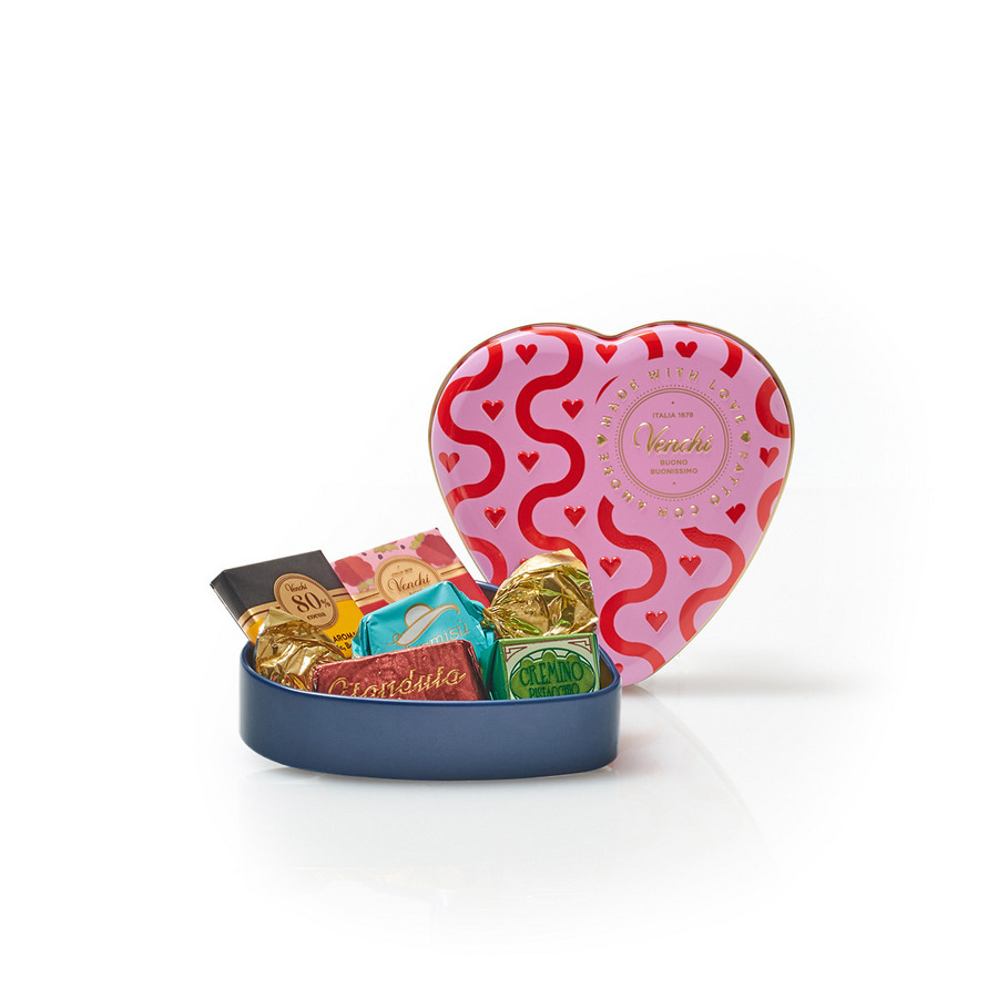 ハート缶 ウェーブマイハート 420700｜ヴェンキ｜Venchi【公式