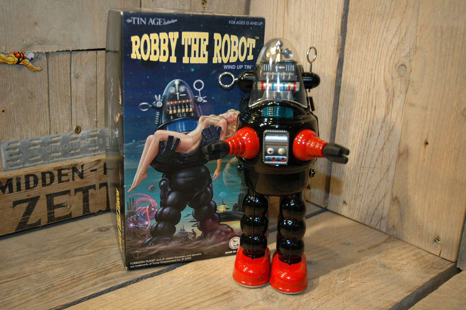 Osaka Tin Toy Institute - Robby The Robot Black variation