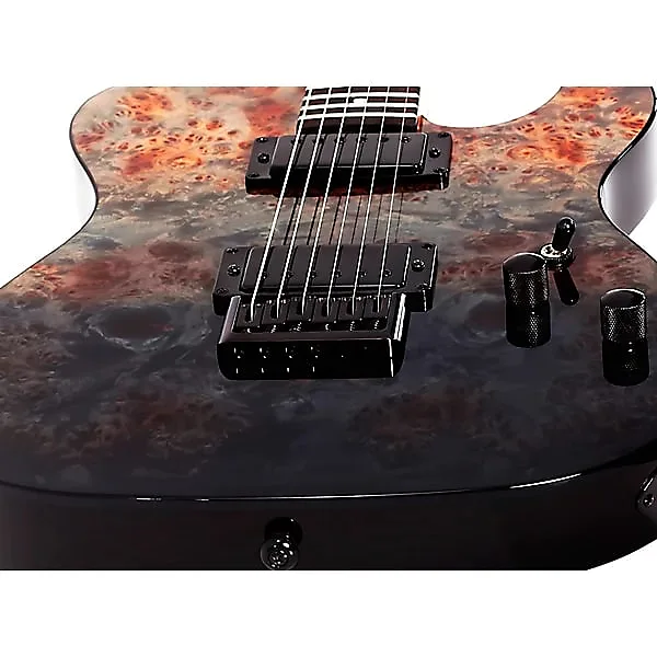 Schecter PT Standard Electric Guitar - Black Fade Burst Burl 3952