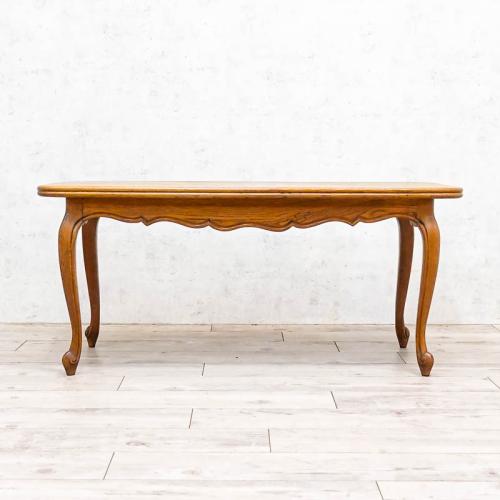 フランスアンティーク コーヒーテーブル 机 オーク材 v_64623