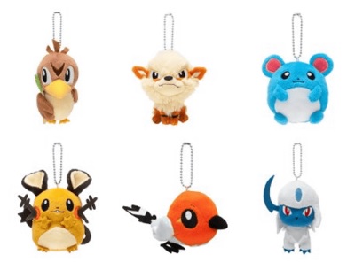 ピカチュウの12インチドールやメガシンカポケモンのソフビ等、新商品が