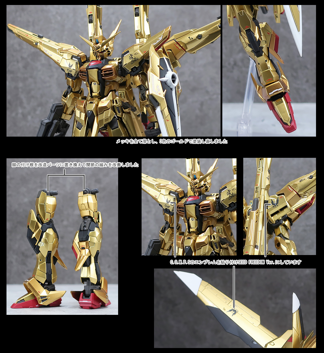 RG 1/144 アカツキガンダム(オオワシ装備& シラヌイパック装備) SEED