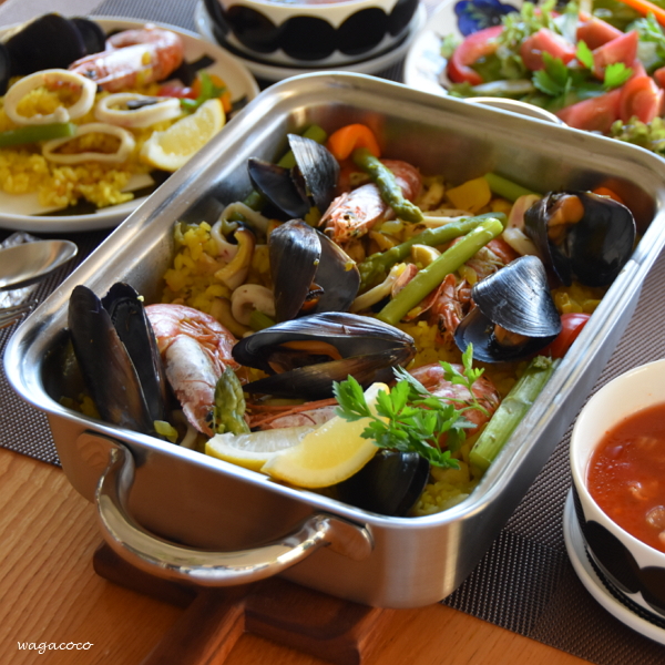 ビタクラフト】マルチに使えるダブルグリルが便利！パエリア作ってみ