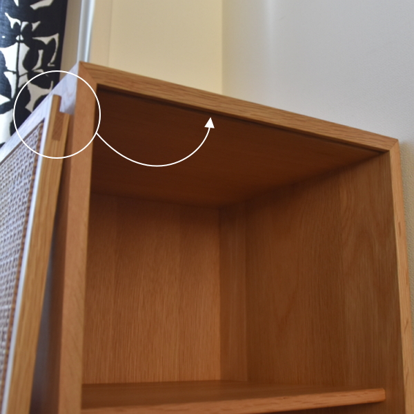 scope パントリー角 OAK 食器割壱◇キッチンの食品ストックに便利な