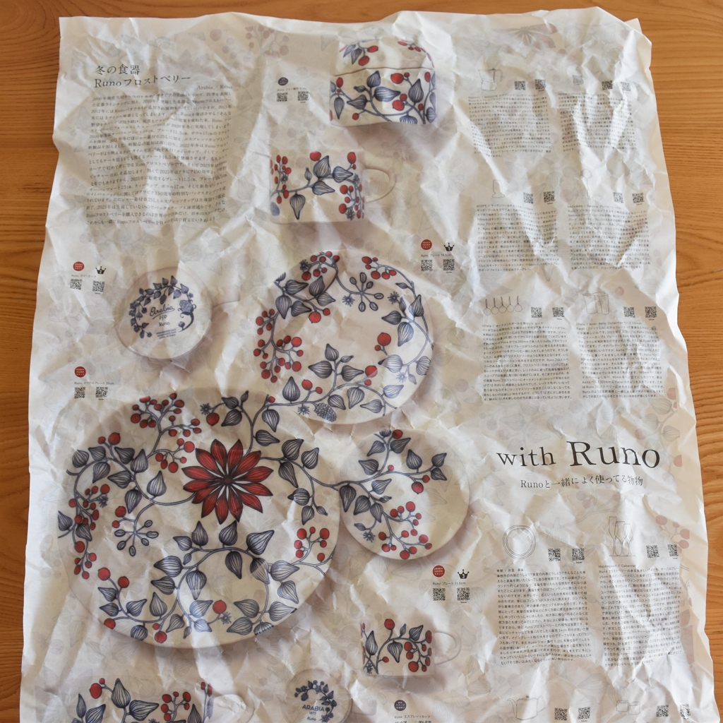 scope 】アラビア150周年バックスタンプのフロストベリー届きました