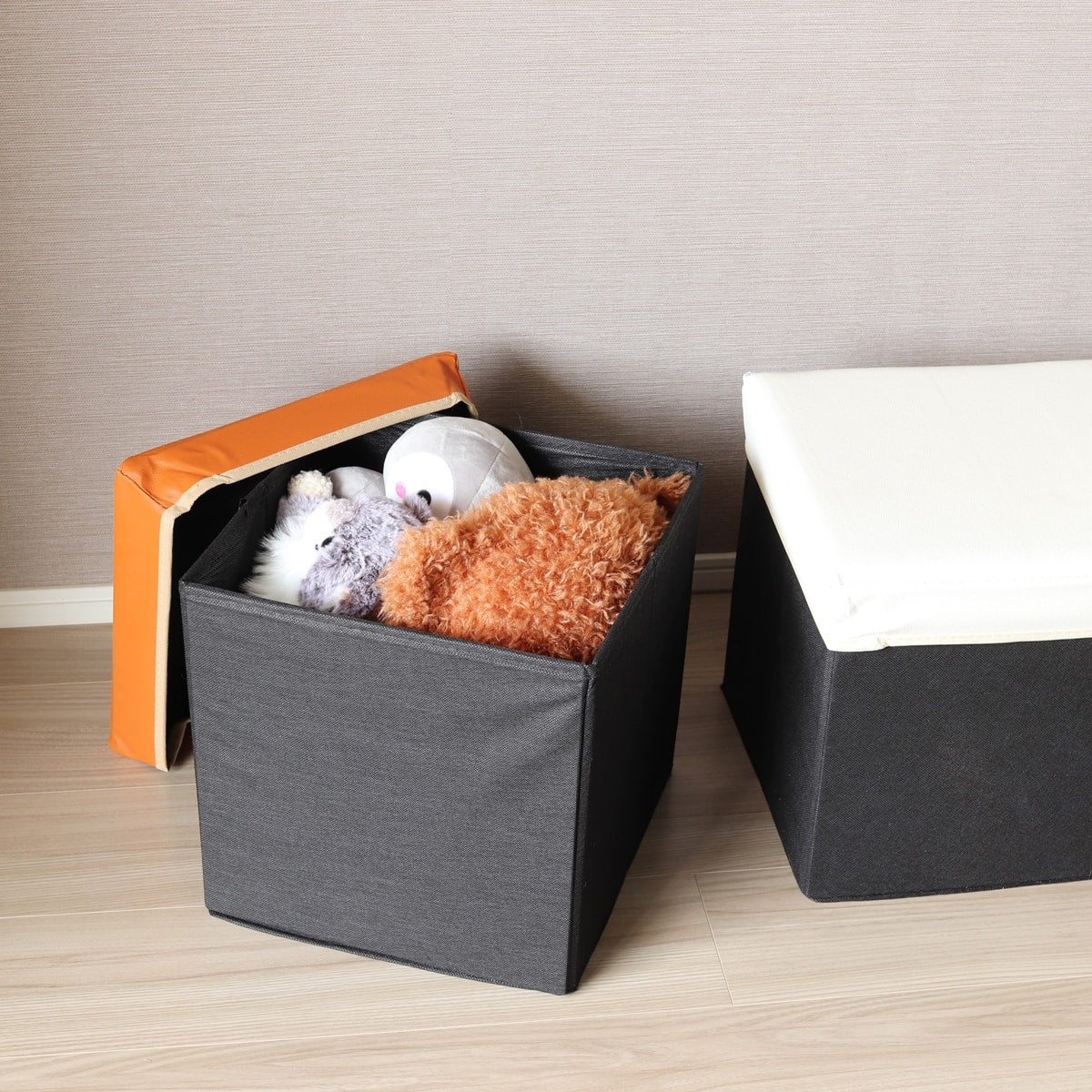 スツール 収納 椅子 チェア おしゃれ 座れる収納ボックスチェア 091060