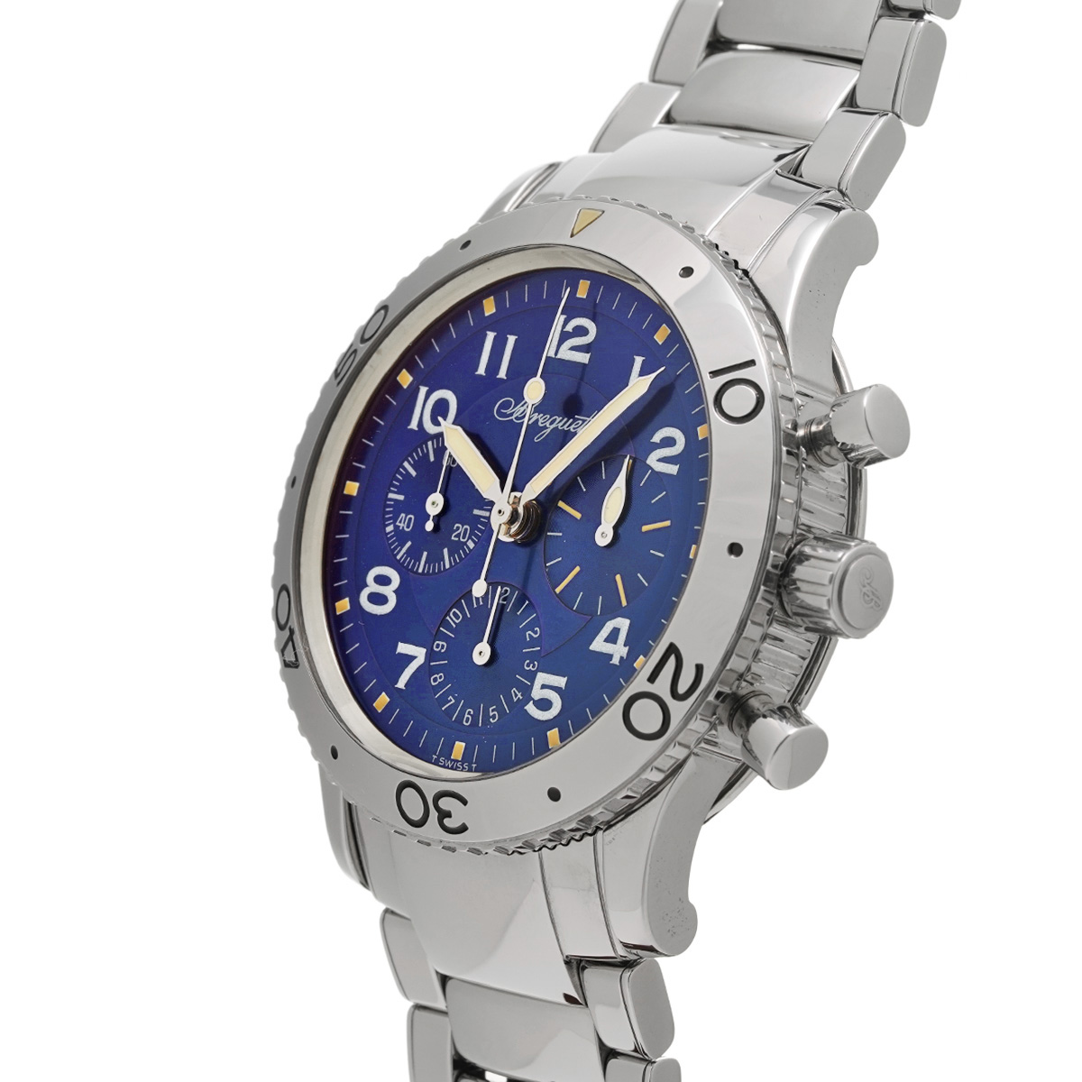 ブレゲ アエロナバル タイプXX 3807ST/J2/SW9 ブルー メンズ 時計
