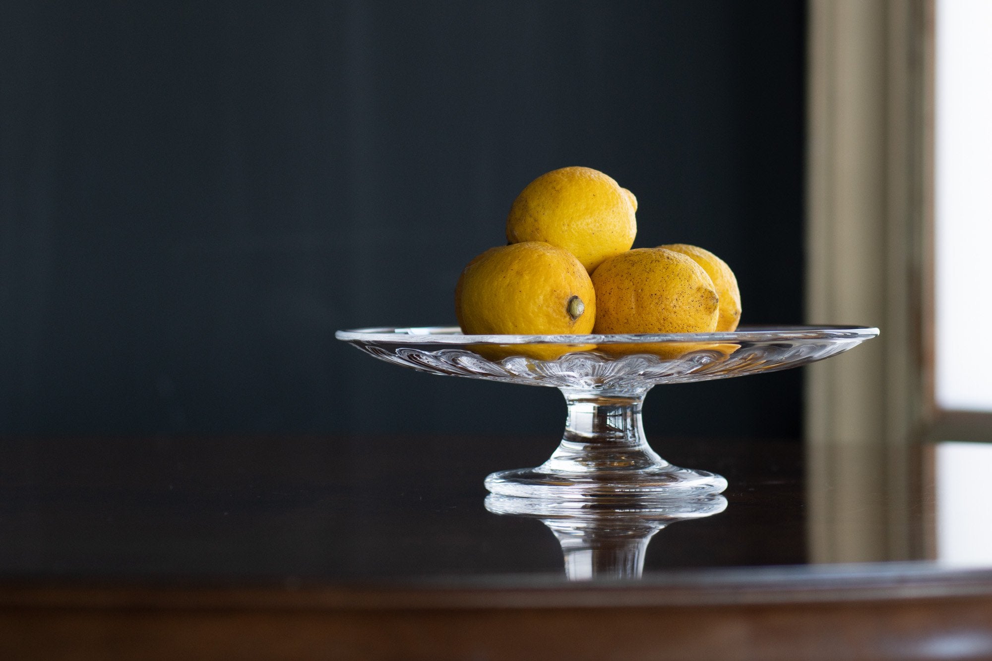 クリアコンポート｜ガラス工房 橙