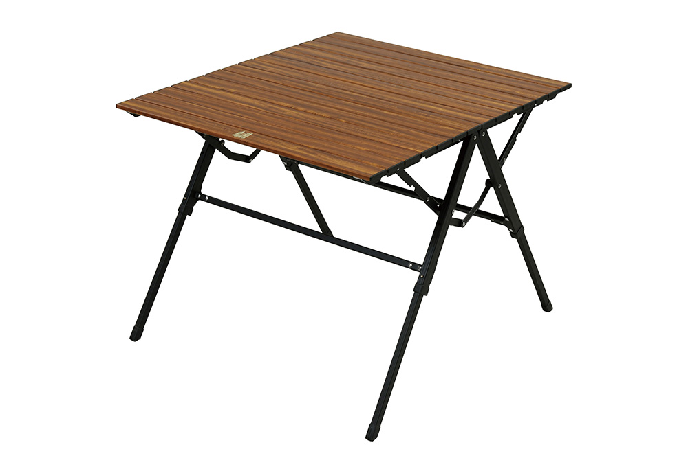 3段階で高さ調整できる！ ウッド調天板も◎な、オガワの新型アルミ