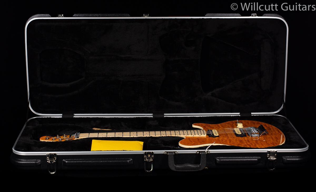 Ernie Ball Music Man Axis Trans Gold Quilt - Willcutt Guitars