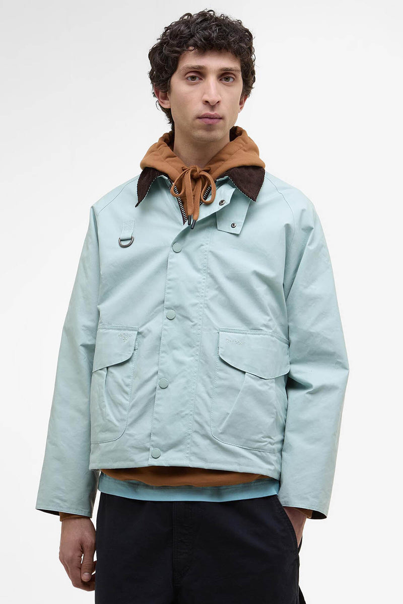 Barbour x NOAH Wading Casual Jacket Ice blue by Barbour | Men | WP