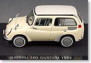 スバル 360 カスタム 1963 (アイボリー) (ミニカー) - ホビーサーチ