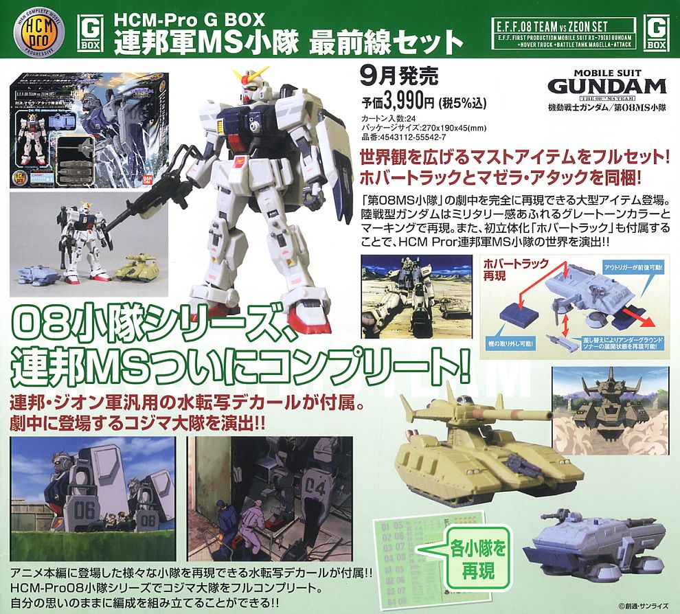 HCM-Pro G BOX 連邦軍MS小隊最前線セット (完成品) - ホビーサーチ