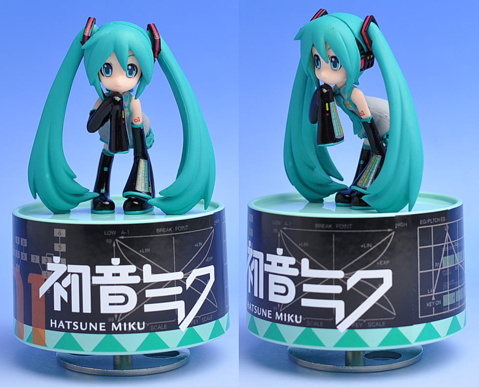 VOCALOID 初音ミク オルゴールフィギュア 初音ミク & はちゅねみく 2体