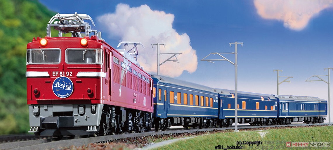 EF81 + 24系25形 「北斗星」 (1989 北海道編成) (基本・4両セット