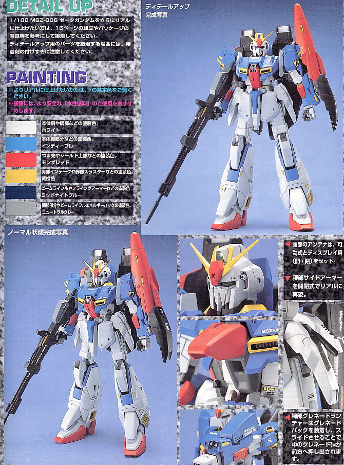 MSZ-006 ゼータガンダム (コーティングバージョン) (MG) (ガンプラ
