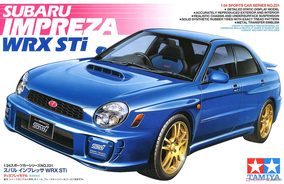 スバル インプレッサ WRX Sti (プラモデル) - ホビーサーチ カーモデル