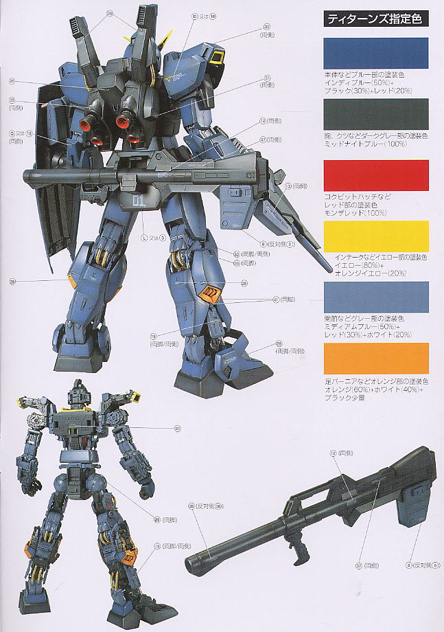 RX-178 ガンダムMk-II ティターンズカラー (PG) (ガンプラ) - ホビー