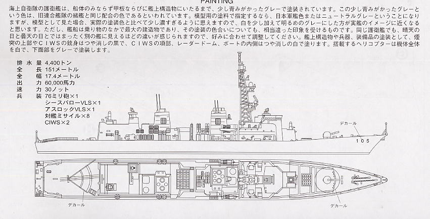 海上自衛隊護衛艦 いなづま (DD-105) スーパーディティール