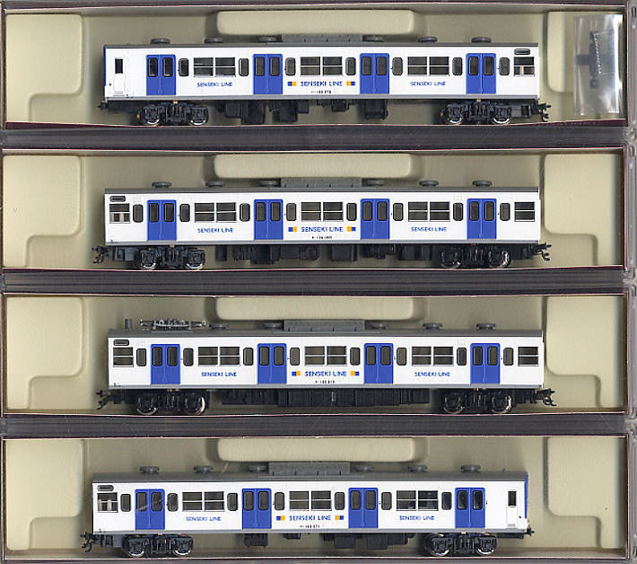 新103系 仙石線色タイプ (4両セット) ☆ラウンドハウス (鉄道模型