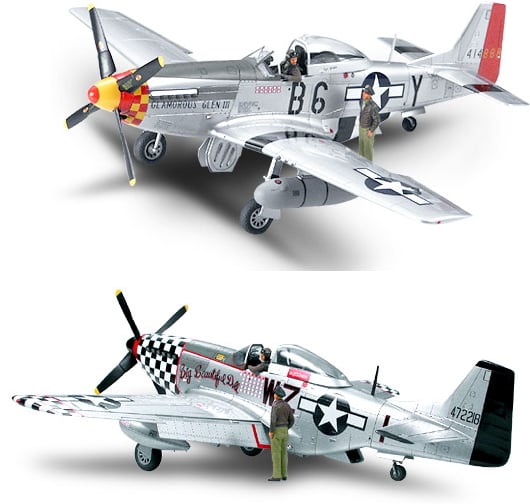 ノースアメリカン P-51D マスタング 第8空軍エース (プラモデル