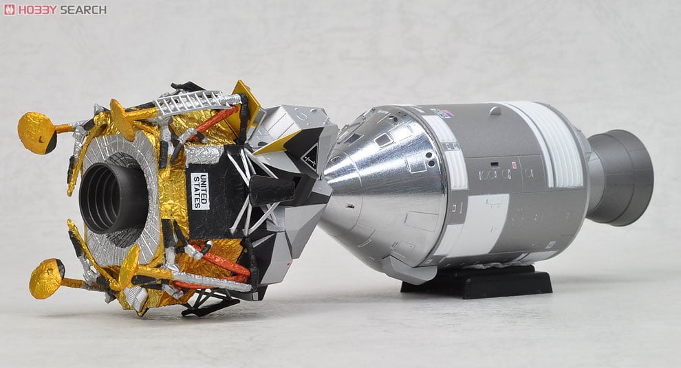 NASA アポロ11号 CSM(司令船/機械船) & 月着陸船 (完成品宇宙関連