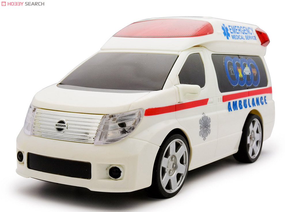 がんばれ はたらく車シリーズ エルグランド救急車 (ラジコン) - ホビー