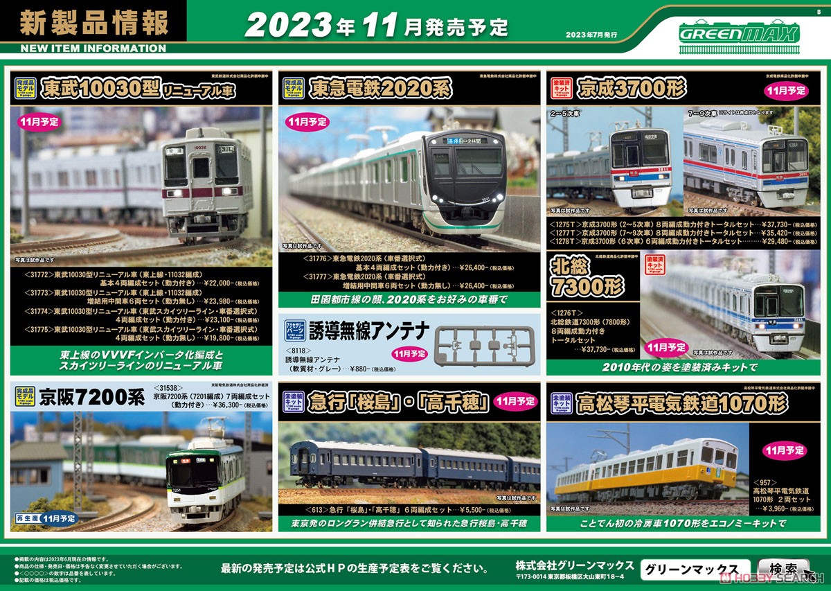 高松琴平電気鉄道 1070形 2両編成セット (2両・組み立てキット) (鉄道