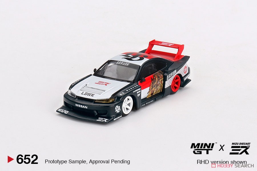Nissan Silvia (S15) LB-Super Silhouette`GARUDA` MINI GT x MIZU