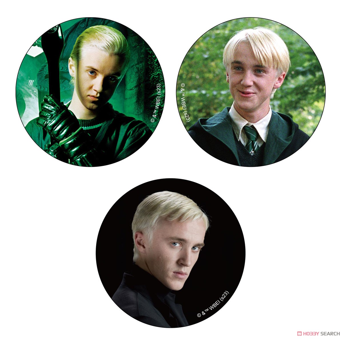 ハリーポッター 缶バッジ Draco Malfoy A(実写) (キャラクターグッズ
