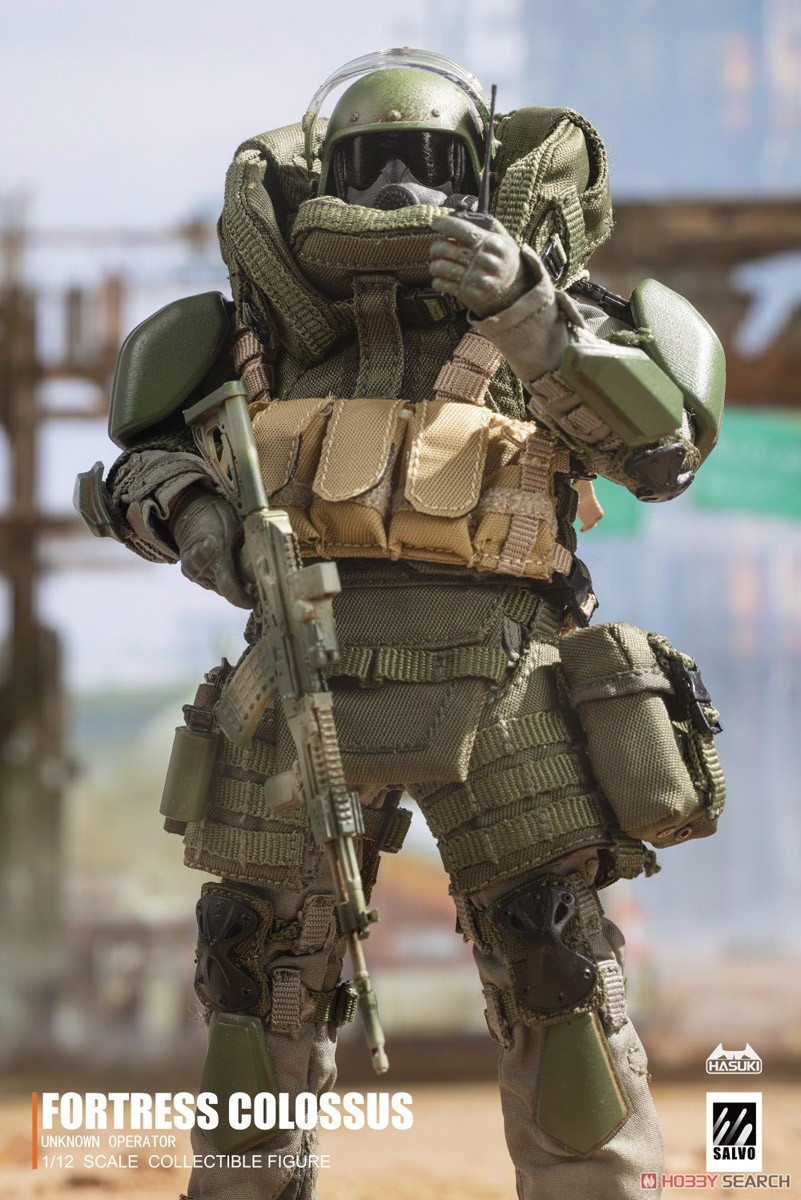 SALVO Series Black Ops SA02 Fortress Colossus (PVC Figure