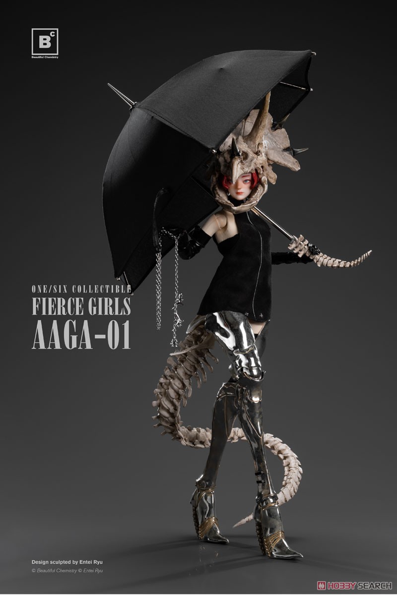 Beautiful Chemistry 1/6 Fierce Girls Series BONE GIRL/ TRICERATOPS