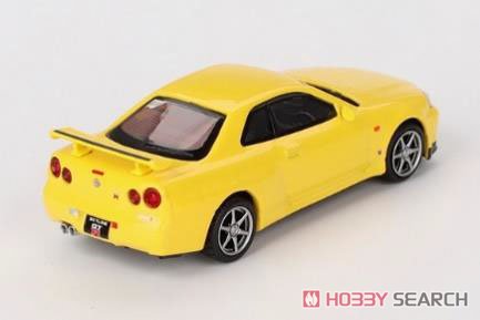 Nissan スカイライン GT-R R34 Vスペック ライティングイエロー (右