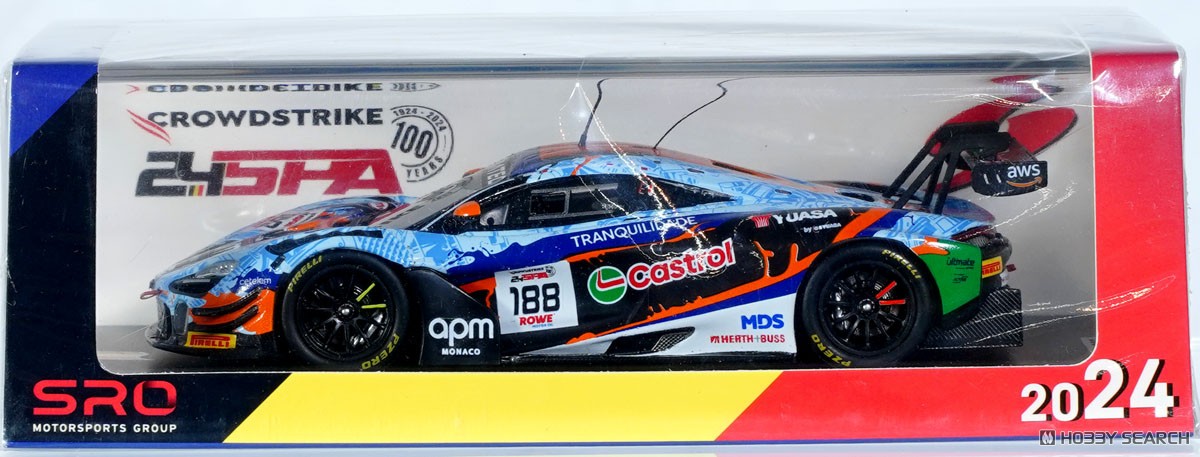 McLaren 720S GT3 EVO No.188 Garage 59 24H Spa 2024 (ミニカー