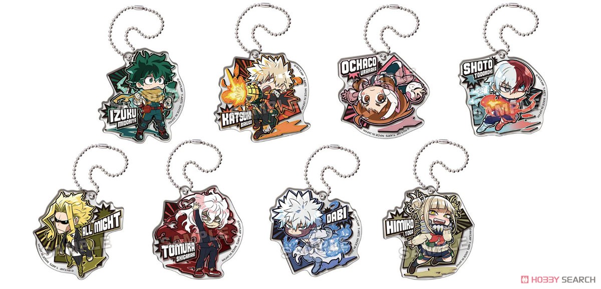 僕のヒーローアカデミアでふぉめ 決戦！ アクリルキーホルダー (8個