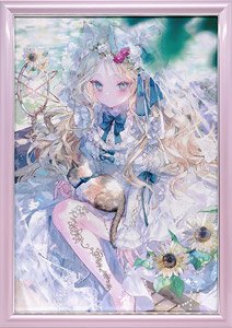 50枚限定】 おにねこ先生直筆サイン入り X-ART製 オーロラアート