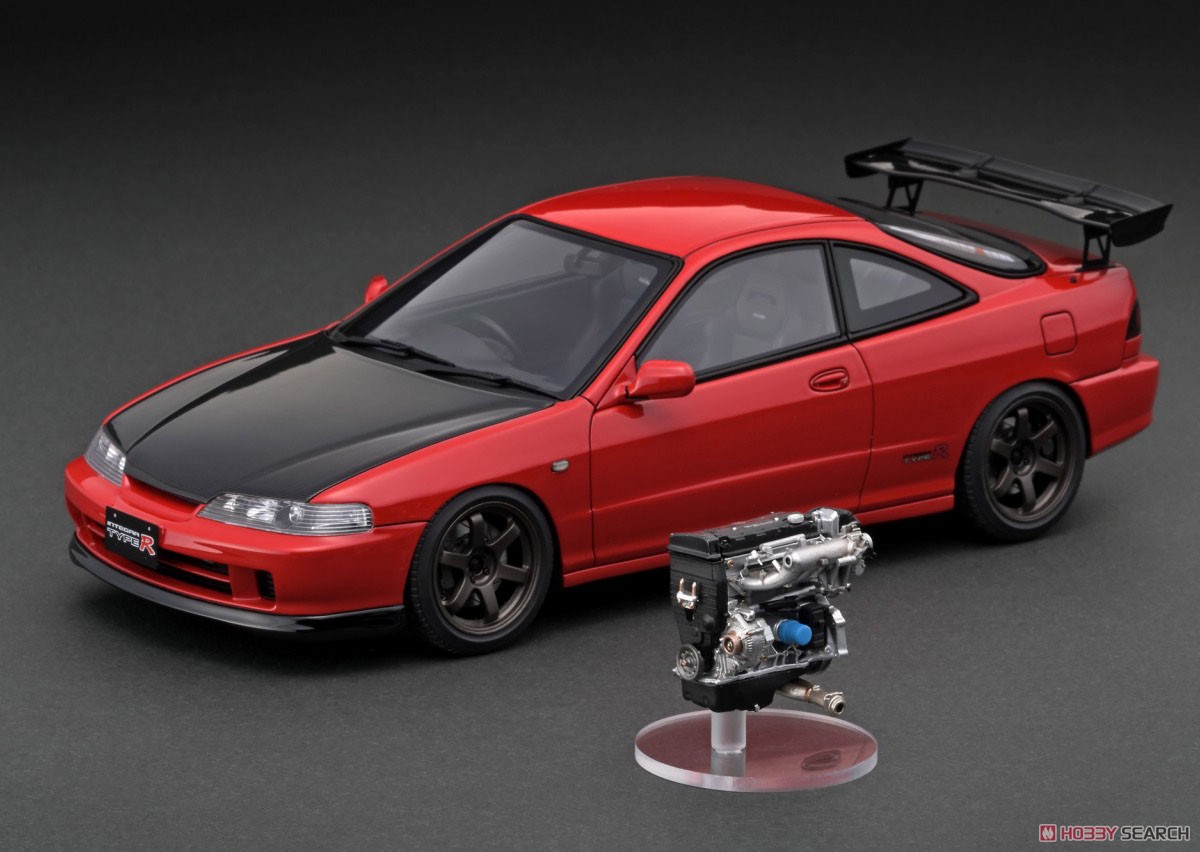 Honda INTEGRA (DC2) TYPE R Red With Engine ※B18C VTECエンジン付属