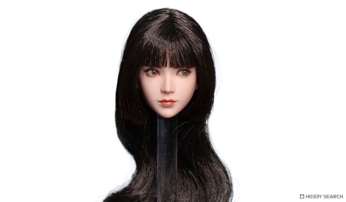 JKトイズ 1/6 アジア女性 ヘッドスカルプト ミリー (可動式眼球) A