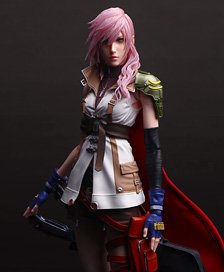 ファイナルファンタジーXIII PLAY ARTS真 ライトニング (完成品